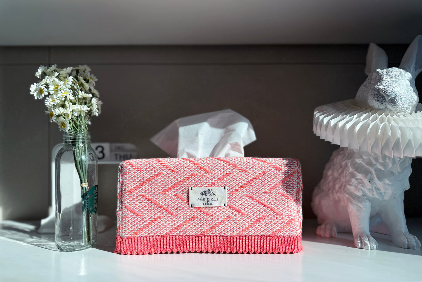 Weaving Tissue Cover _ TOMATO