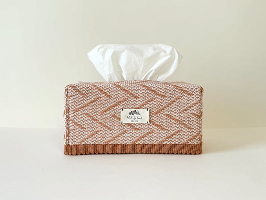 Weaving Tissue Cover _ BURLY WOOD